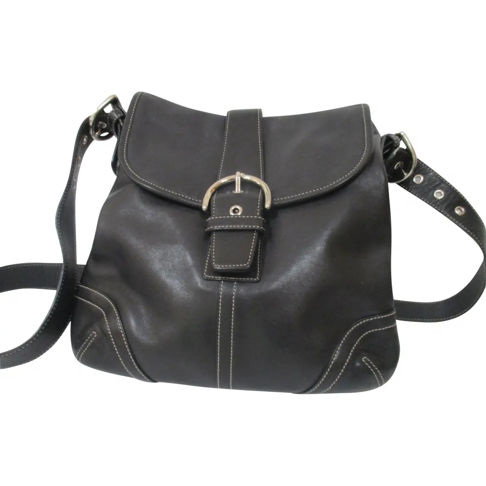 COACH 9480 Large and Gorgeous Black SOHO Signature